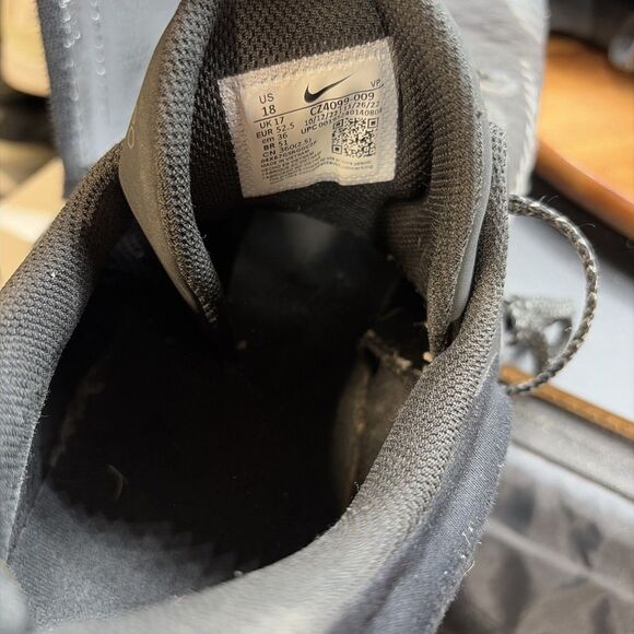 Nike Giannis Immortality Shoes Mens Size 18 Black Gray Basketball CZ4099-009